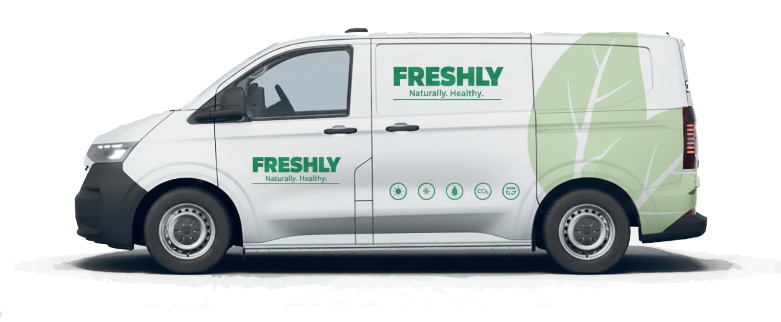 FRESHLY Electric logistics EV e-van renewable energy