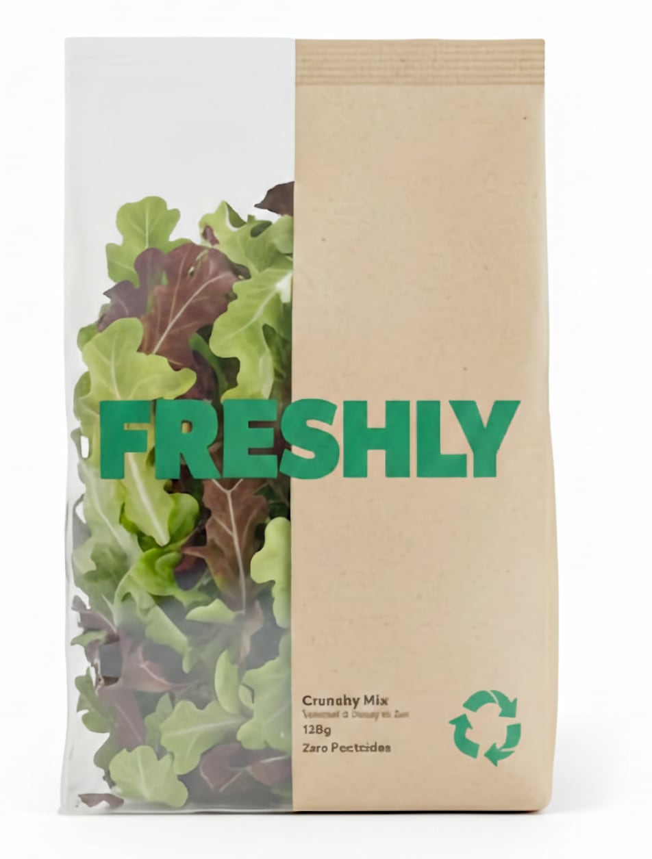 Freshly brand bags bioplastics, environment protection